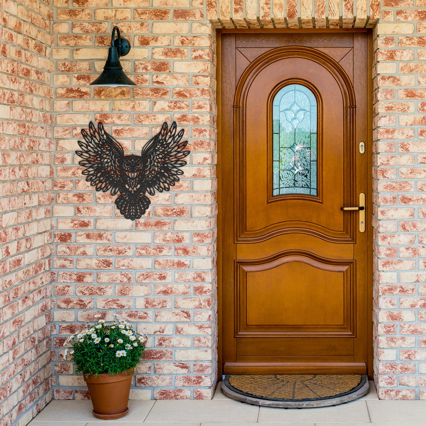 Flying Owl Metal Wall Art