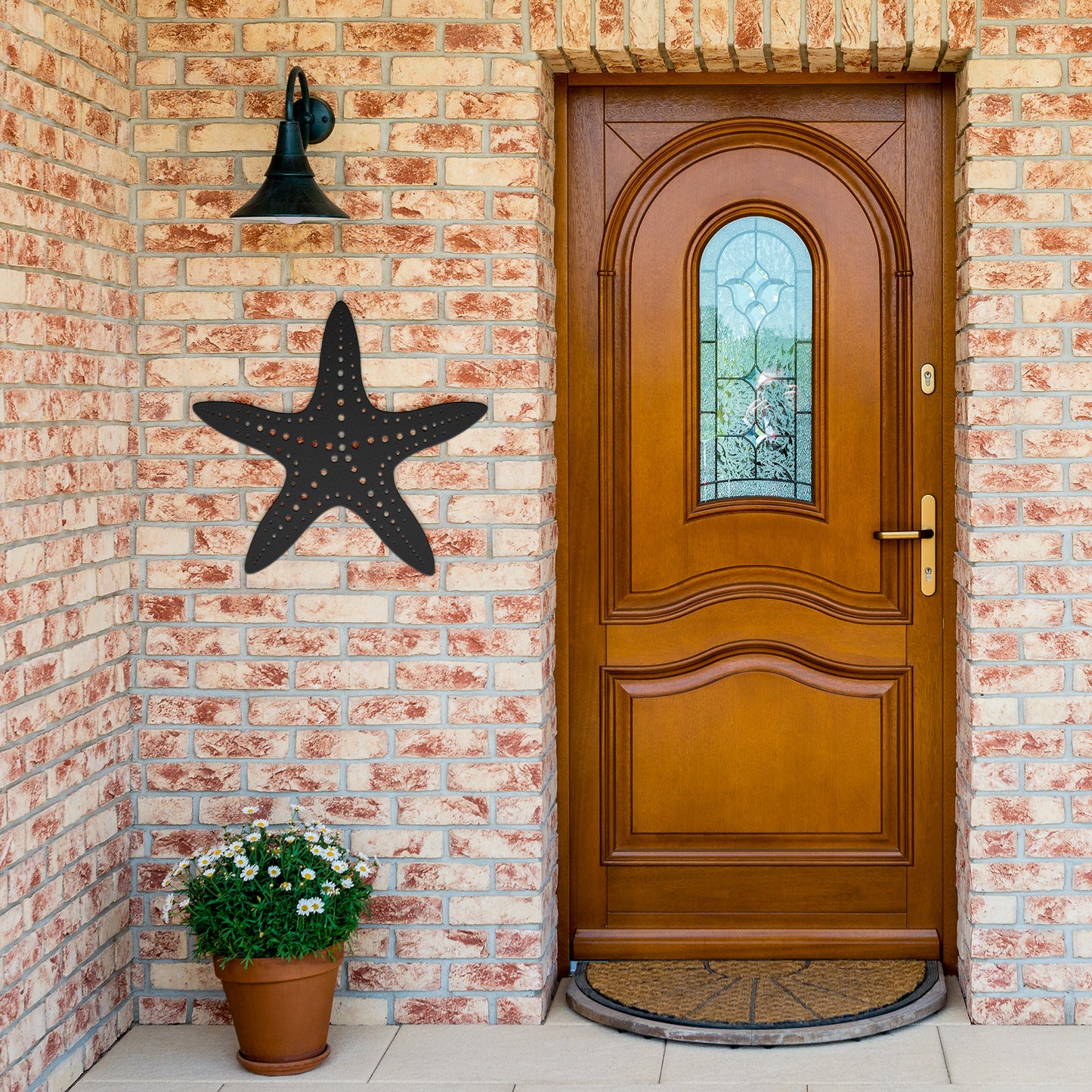Marine Starfish Metal Wall Art