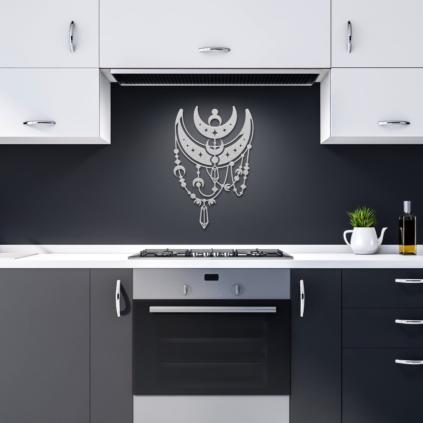 Mystic Moon Metal Wall Art