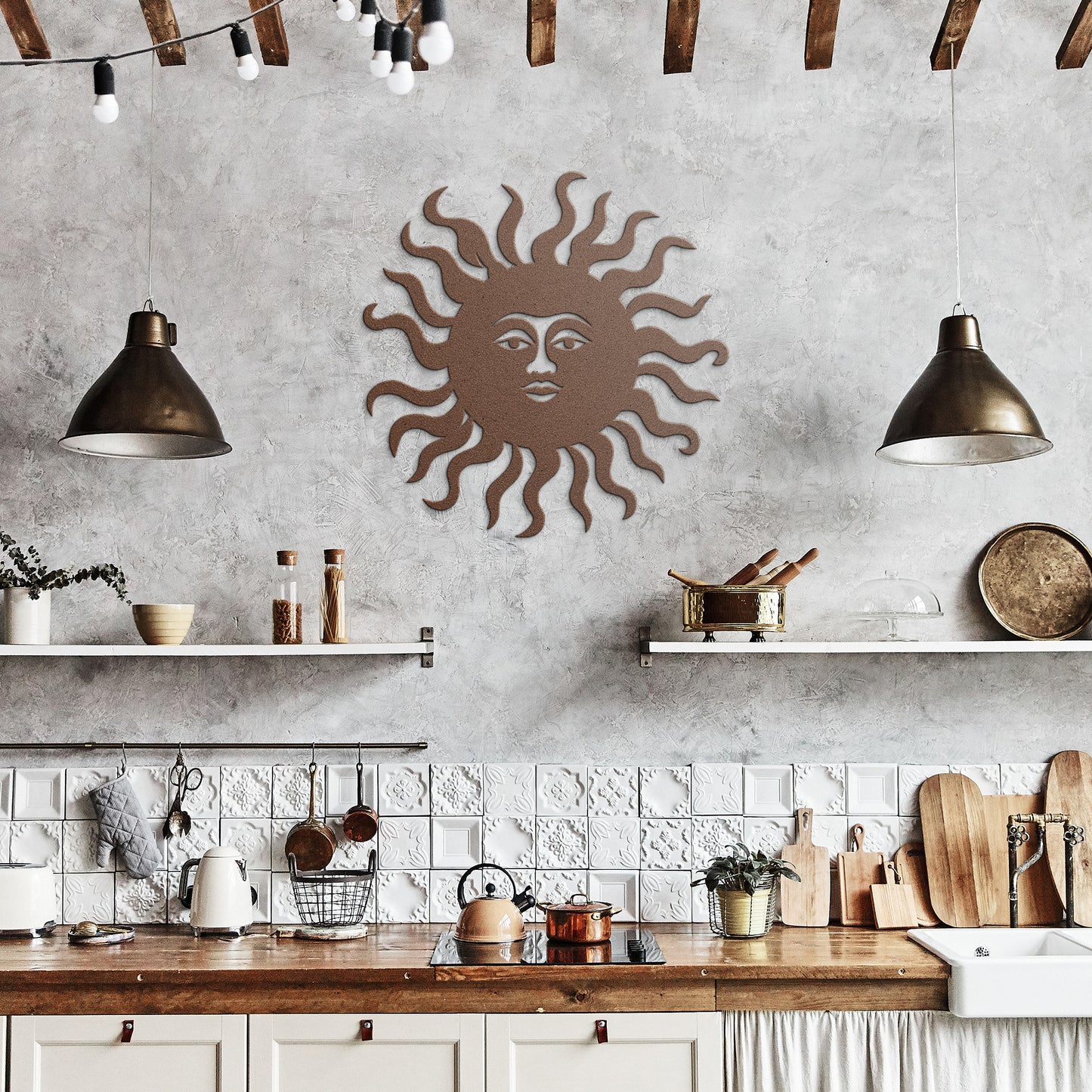 Summer Sun Metal Wall Art