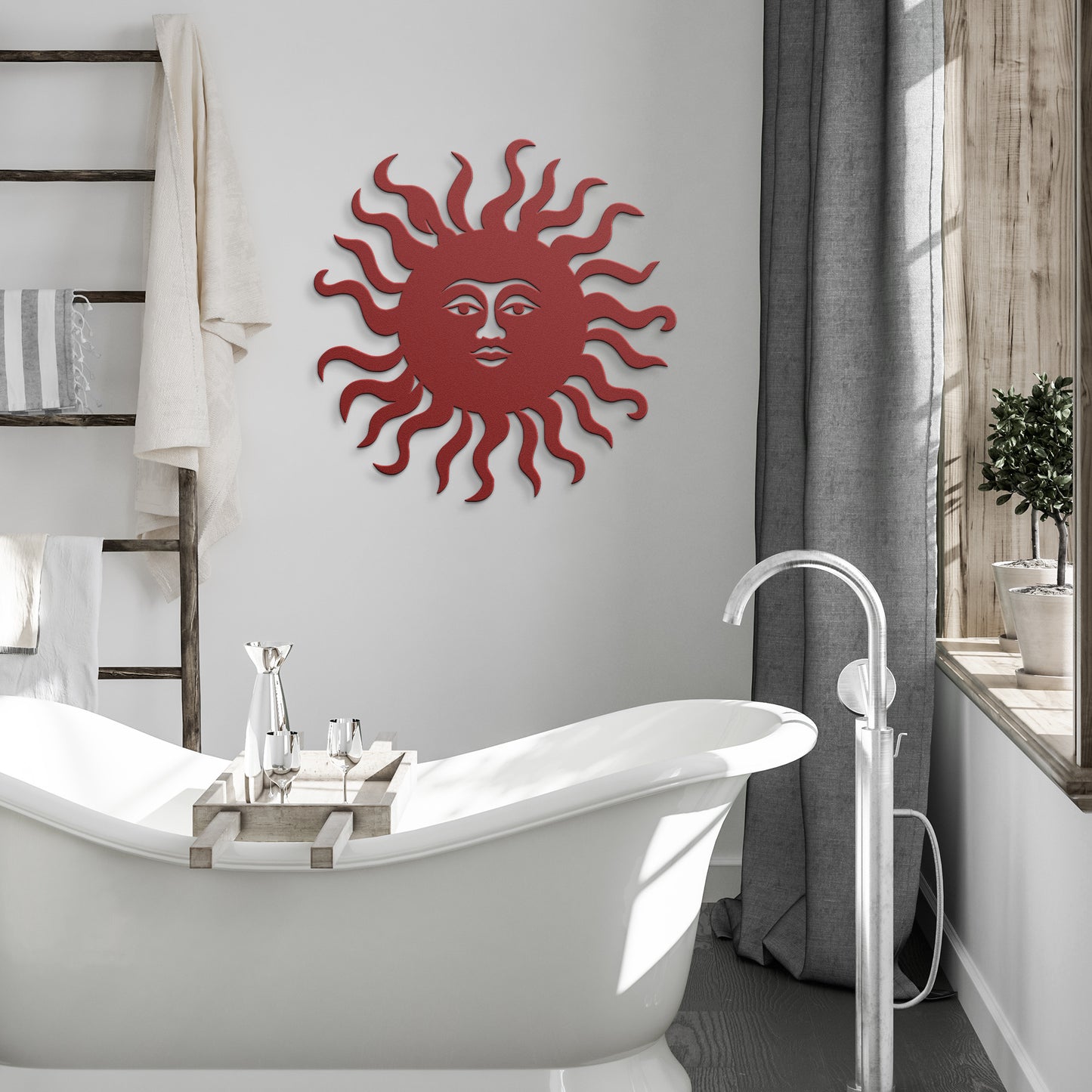 Summer Sun Metal Wall Art
