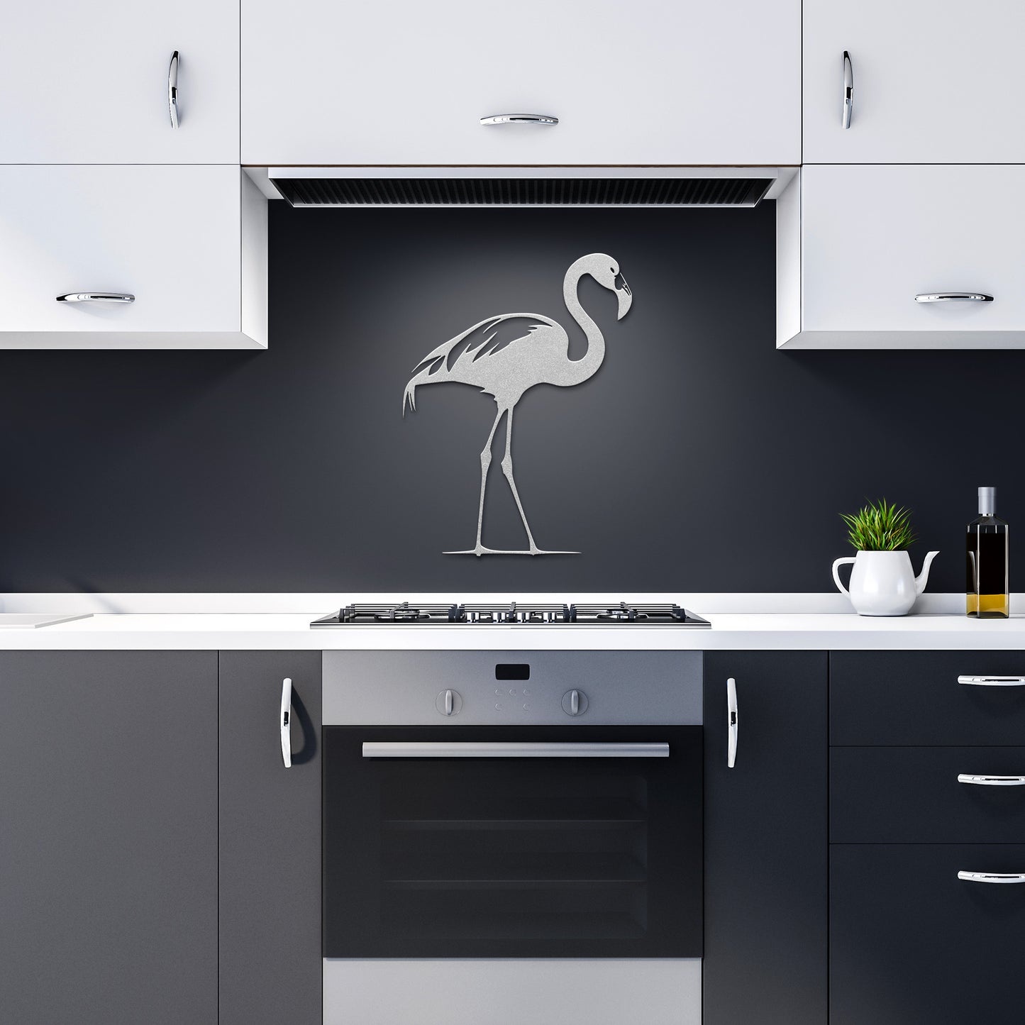 Flamingo Metal Wall Art