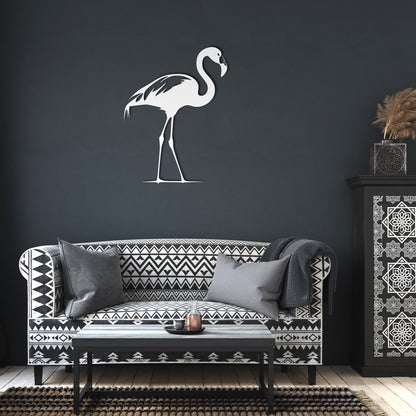 Flamingo Metal Wall Art