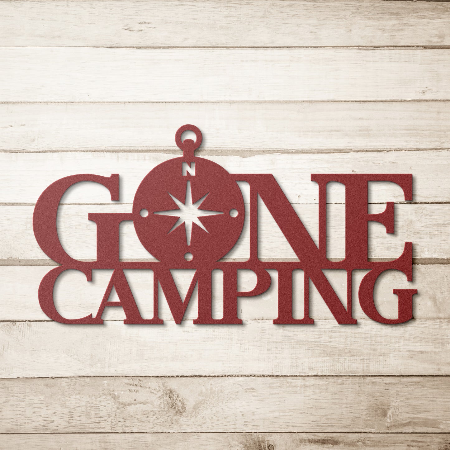 "Gone Camping" Metal Wall Art