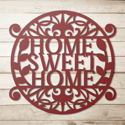 "Home Sweet Home" Decorative Metal Sign
