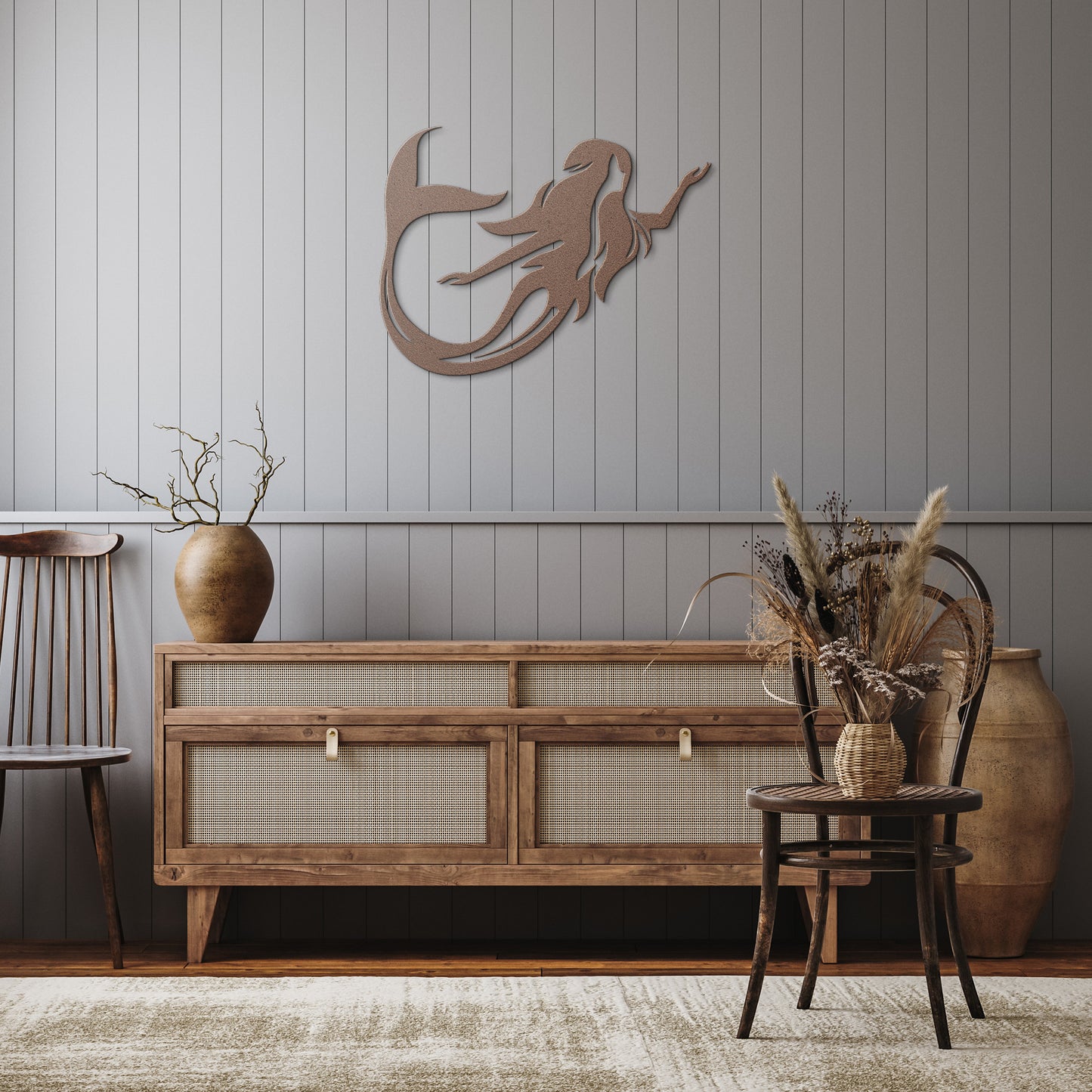 Mermaid Metal Wall Art