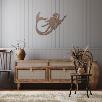 Mermaid Metal Wall Art