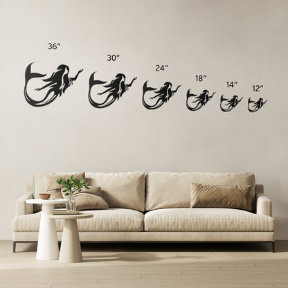 Mermaid Metal Wall Art