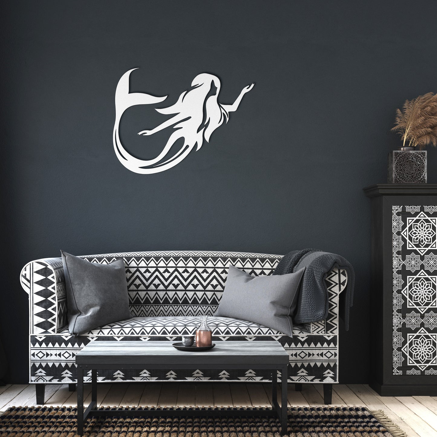 Mermaid Metal Wall Art