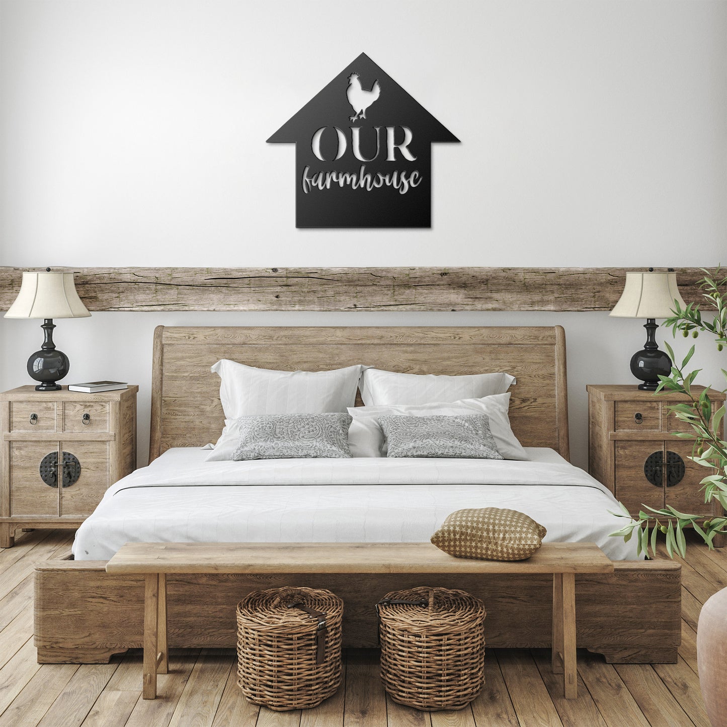 "Our Farmhouse" Metal Wall Art