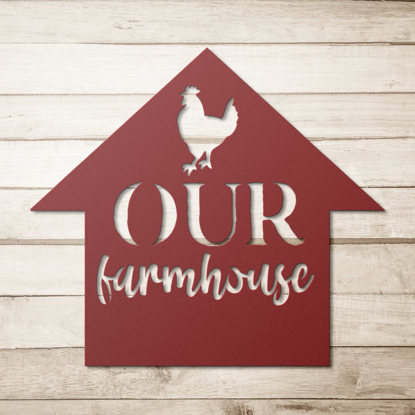 "Our Farmhouse" Metal Wall Art