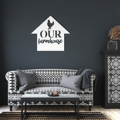 "Our Farmhouse" Metal Wall Art