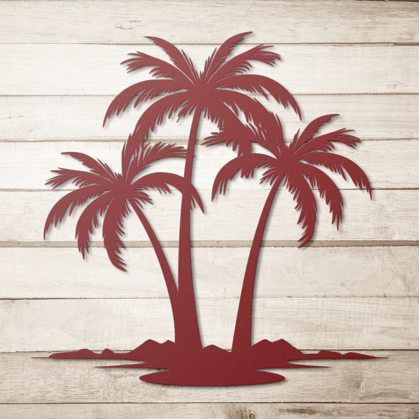Tropical Palm Trees Metal Wall Art