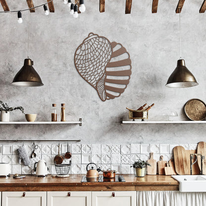 Whimsical Shell Metal Wall Art